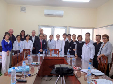 Hanoi discussions prior to the workshop